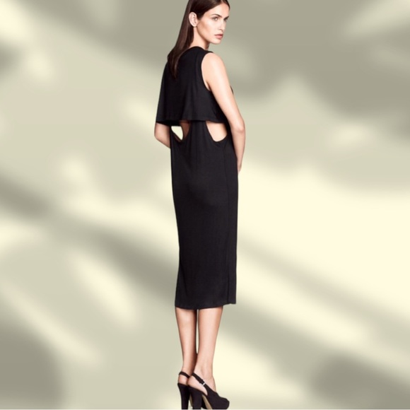 H&M | Dresses | Hm Black Cutout Dress | Poshmark